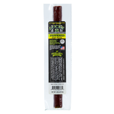 Black Pepper Beef Stick | 1.25 oz. | Pack of 12 | All Natural Nebraska Beef | Savory Herbs | Made in Holdrege, NE | Nebraska Star Beef